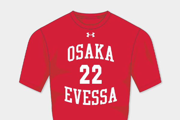大阪エヴェッサ　Tシャツ　サイン 大阪エヴェッサ Tシャツ サイン入り #34 - メルカリ